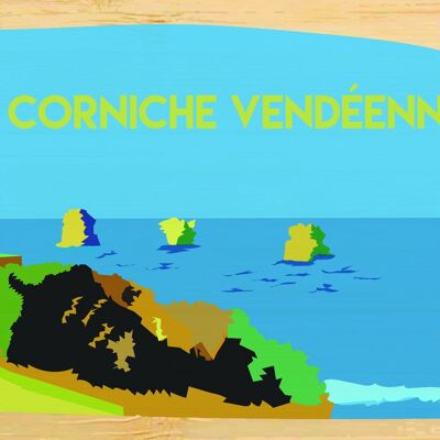 Postal de bambú - CM0378 - Regiones de Francia > Países del Loira, Regiones de Francia, Regiones de Francia > Países del Loira > Vendée