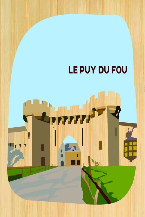Carte postale en bamboo - CM0380 - Régions de France > Pays de la Loire, Régions de France, Régions de France > Pays de la Loire > Vendée
