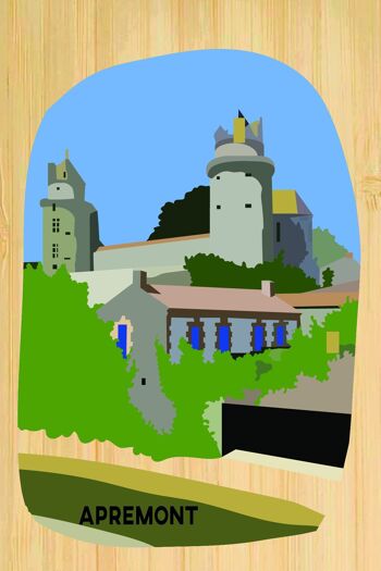 Carte postale en bamboo - CM0381 - Régions de France > Pays de la Loire, Régions de France, Régions de France > Pays de la Loire > Vendée