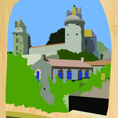 Carte postale en bamboo - CM0381 - Régions de France > Pays de la Loire, Régions de France, Régions de France > Pays de la Loire > Vendée