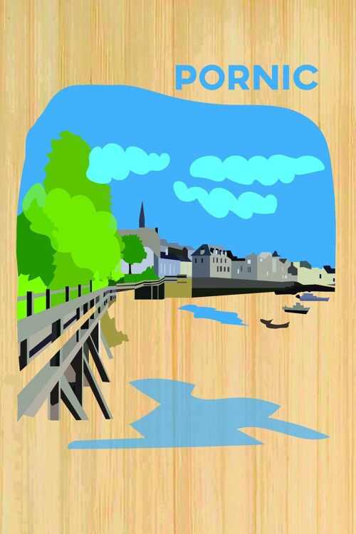 Carte postale en bamboo - CM0392 - Régions de France > Pays de la Loire > Loire Atlantique, Régions de France > Pays de la Loire, Régions de France