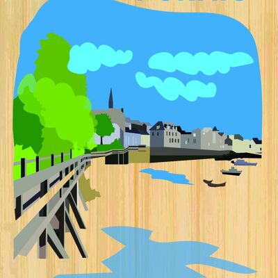 Carte postale en bamboo - CM0392 - Régions de France > Pays de la Loire > Loire Atlantique, Régions de France > Pays de la Loire, Régions de France