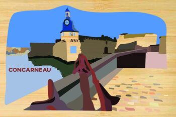 Carte postale en bamboo - CM0398 - Régions de France > Bretagne, Régions de France > Bretagne > Finistère, Régions de France