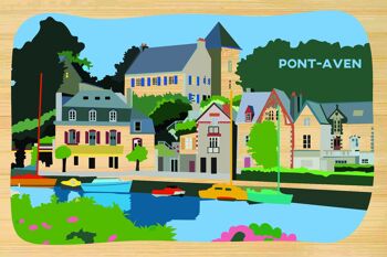 Carte postale en bamboo - CM0399 - Régions de France > Bretagne, Régions de France > Bretagne > Finistère, Régions de France