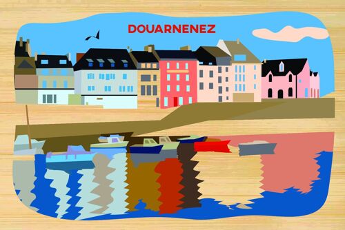 Carte postale en bamboo - CM0401 - Régions de France > Bretagne, Régions de France > Bretagne > Finistère, Régions de France