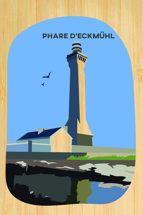 Carte postale en bamboo - CM0406 - Régions de France > Bretagne, Régions de France > Bretagne > Finistère, Régions de France