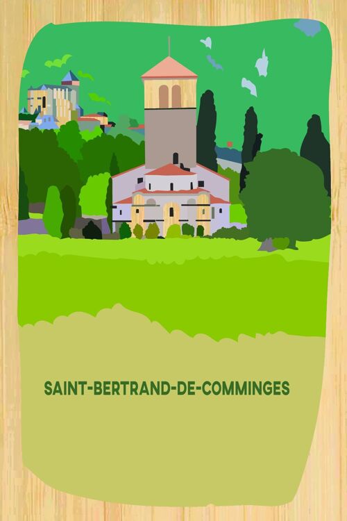 Carte postale en bamboo - CM0415 - Régions de France > Midi-Pyrénées > Haute Garonne, Régions de France > Midi-Pyrénées, Régions de France