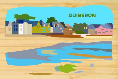 Carte postale en bamboo - CM0420 - Régions de France > Bretagne, Régions de France > Bretagne > Morbihan, Régions de France