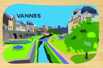 Carte postale en bamboo - CM0429 - Régions de France > Bretagne, Régions de France > Bretagne > Morbihan, Régions de France