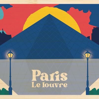 Bambuspostkarte - AL0434 - Regionen Frankreichs > Ile-de-France, Regionen Frankreichs > Ile-de-France > Paris, Regionen Frankreichs