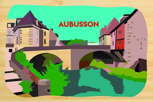 Carte postale en bamboo - CM0445 - Régions de France > Limousin > Creuse, Régions de France > Limousin, Régions de France