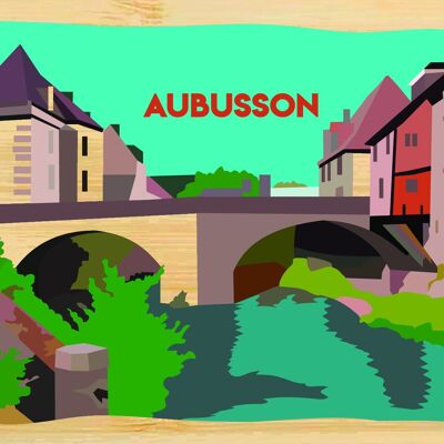 Bambuspostkarte - CM0445 - Regionen Frankreichs > Limousin > Creuse, Regionen Frankreichs > Limousin, Regionen Frankreichs