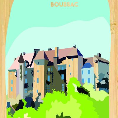 Carte postale en bamboo - CM0446 - Régions de France > Limousin > Creuse, Régions de France > Limousin, Régions de France