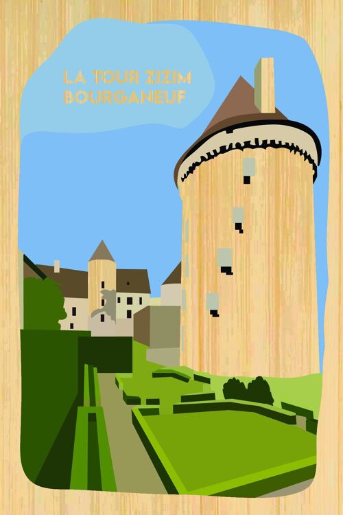 Carte postale en bamboo - CM0449 - Régions de France > Limousin > Creuse, Régions de France > Limousin, Régions de France