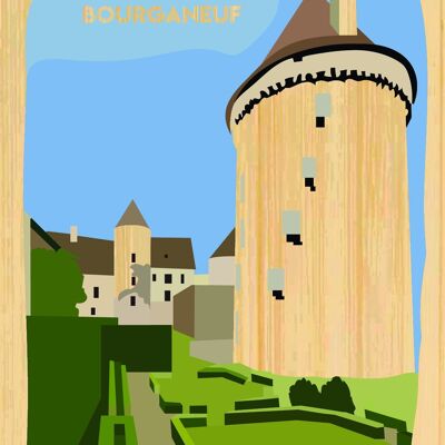 Carte postale en bamboo - CM0449 - Régions de France > Limousin > Creuse, Régions de France > Limousin, Régions de France