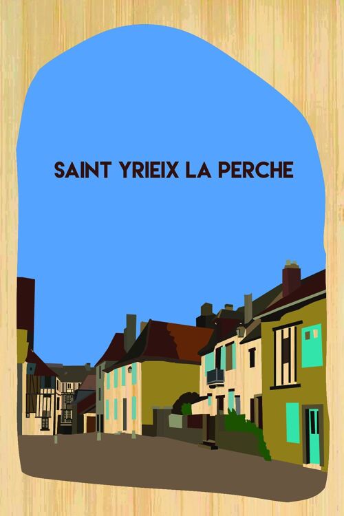 Carte postale en bamboo - CM0455 - Régions de France > Limousin > Haute Vienne, Régions de France > Limousin, Régions de France