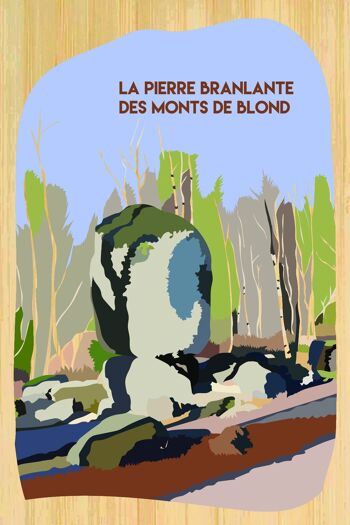 Carte postale en bamboo - CM0458 - Régions de France > Limousin > Haute Vienne, Régions de France > Limousin, Régions de France