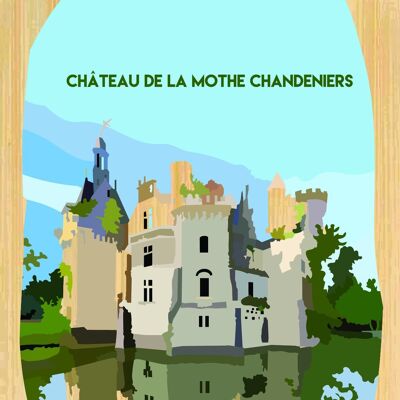 Carte postale en bamboo - CM0476 - Régions de France > Poitou-Charentes, Régions de France, Régions de France > Poitou-Charentes > Vienne