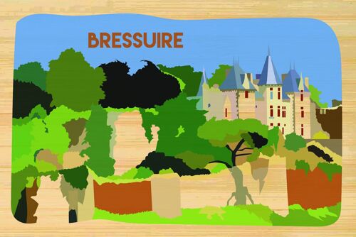 Carte postale en bamboo - CM0490 - Régions de France > Poitou-Charentes > Deux Sèvres, Régions de France > Poitou-Charentes, Régions de France
