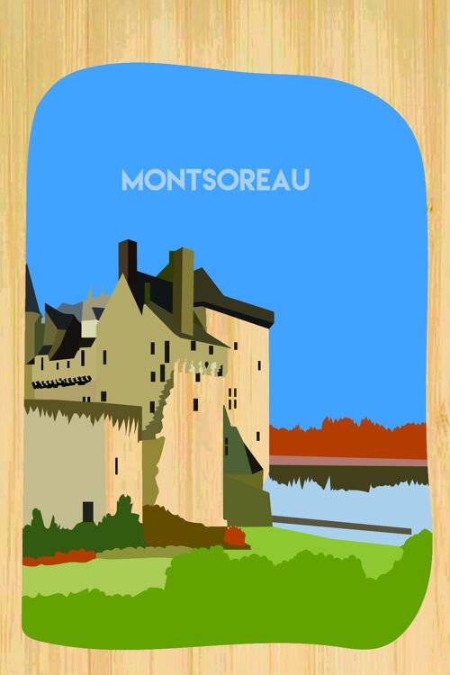 Carte postale en bamboo - CM0496 - Régions de France > Pays de la Loire > Maine et Loire, Régions de France > Pays de la Loire, Régions de France