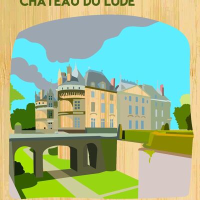 Bambuspostkarte - CM0516 - Regionen Frankreichs > Pays de la Loire, Regionen Frankreichs, Regionen Frankreichs > Pays de la Loire > Sarthe