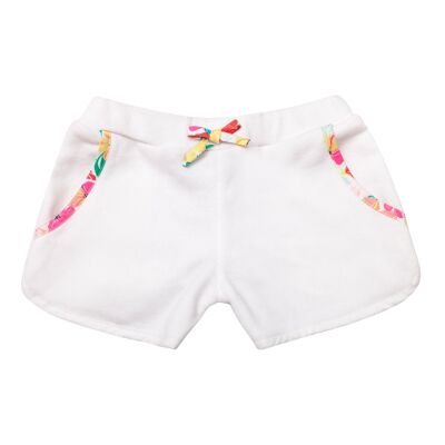 Pantalones cortos de verano para niña | algodón blanco | LOLITA