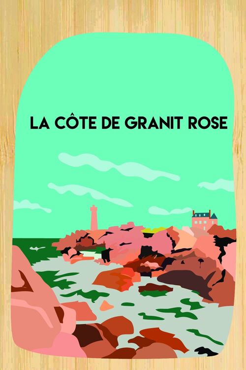 Carte postale en bamboo - CM0528 - Régions de France > Bretagne, Régions de France > Bretagne > Côtes d'Armor, Régions de France