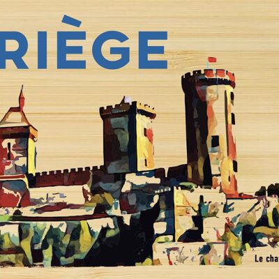 Carte postale en bamboo - TK0531 - Régions de France > Midi-Pyrénées > Ariège, Régions de France > Midi-Pyrénées, Régions de France