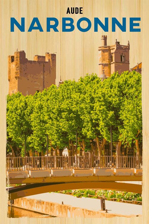 Carte postale en bamboo - TK0546 - Régions de France > Languedoc-Roussillon > Aude, Régions de France > Languedoc-Roussillon, Régions de France