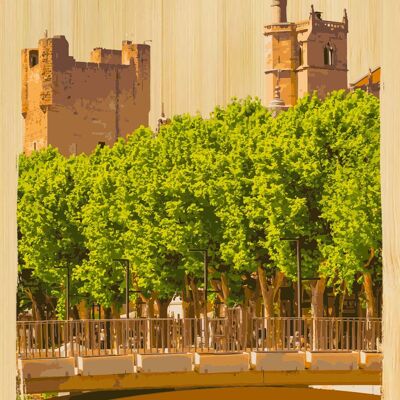 Cartolina di bambù - TK0546 - Regioni della Francia > Linguadoca-Rossiglione > Aude, Regioni della Francia > Linguadoca-Rossiglione, Regioni della Francia
