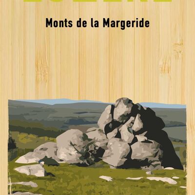Bambuspostkarte - TK0569 - Regionen Frankreichs > Languedoc-Roussillon, Regionen Frankreichs > Languedoc-Roussillon > Lozère, Regionen Frankreichs