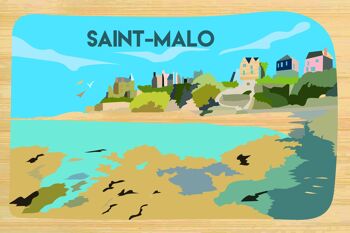 Carte postale en bamboo - CM0590 - Régions de France > Bretagne, Régions de France > Bretagne > Ille et Vilaine, Régions de France