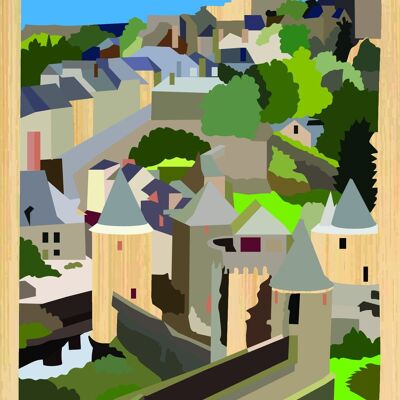 Bambuspostkarte - CM0593 - Regionen Frankreichs > Bretagne, Regionen Frankreichs > Bretagne > Ille et Vilaine, Regionen Frankreichs