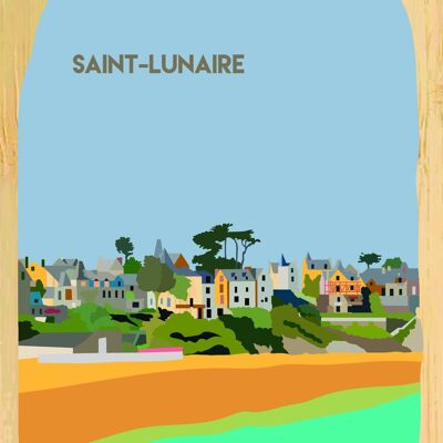 Carte postale en bamboo - CM0597 - Régions de France > Bretagne, Régions de France > Bretagne > Ille et Vilaine, Régions de France