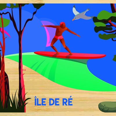 Cartolina di bambù - CM0601 - Regioni della Francia > Poitou-Charentes > Charente Maritime, Regioni della Francia > Poitou-Charentes, Regioni della Francia