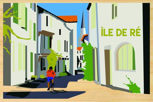 Carte postale en bamboo - CM0605 - Régions de France > Poitou-Charentes > Charente Maritime, Régions de France > Poitou-Charentes, Régions de France