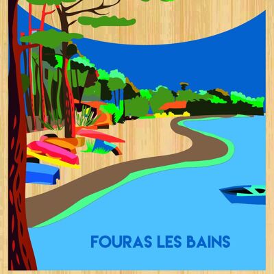 Carte postale en bamboo - CM0615 - Régions de France > Poitou-Charentes > Charente Maritime, Régions de France > Poitou-Charentes, Régions de France