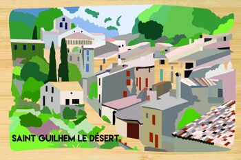 Carte postale en bamboo - CM0655 - Régions de France > Languedoc-Roussillon > Hérault, Régions de France > Languedoc-Roussillon, Régions de France