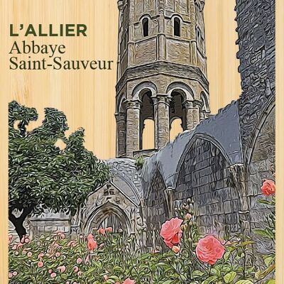 Bambuspostkarte - DC0659 - Regionen Frankreichs > Auvergne > Allier, Regionen Frankreichs > Auvergne, Regionen Frankreichs