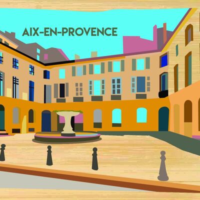 Carte postale en bamboo - CM0679 - Régions de France > Provence-Alpes-Côte d'Azur / PACA > Bouches du Rhône, Régions de France > Provence-Alpes-Côte d'Azur / PACA, Régions de France