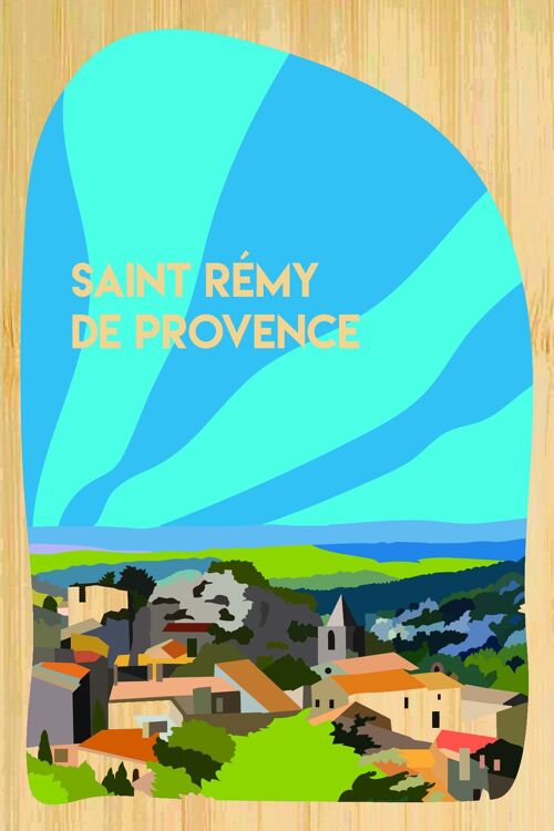 Carte postale en bamboo - CM0682 - Régions de France > Provence-Alpes-Côte d'Azur / PACA > Bouches du Rhône, Régions de France > Provence-Alpes-Côte d'Azur / PACA, Régions de France