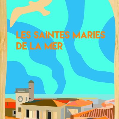 Bambuspostkarte - CM0683 - Regionen Frankreichs > Provence-Alpes-Côte d'Azur / PACA > Bouches du Rhône, Regionen Frankreichs > Provence-Alpes-Côte d'Azur / PACA, Regionen Frankreichs