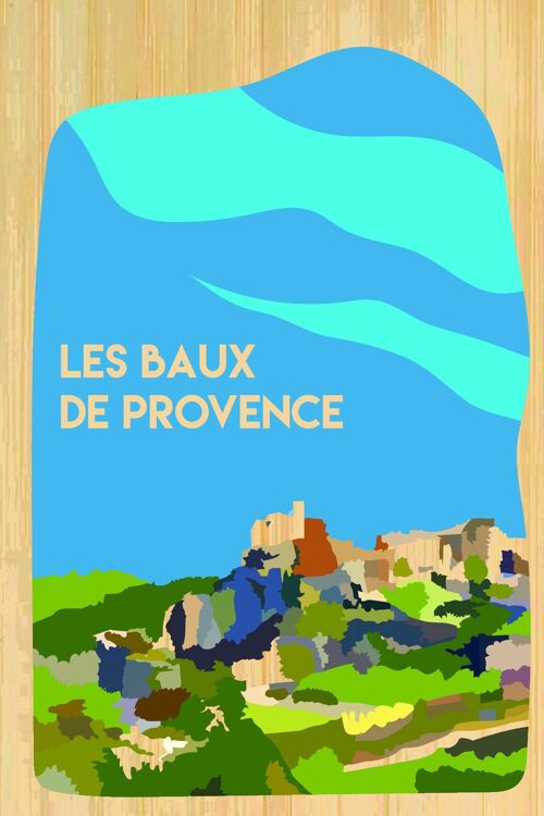 Carte postale en bamboo - CM0685 - Régions de France > Provence-Alpes-Côte d'Azur / PACA > Bouches du Rhône, Régions de France > Provence-Alpes-Côte d'Azur / PACA, Régions de France