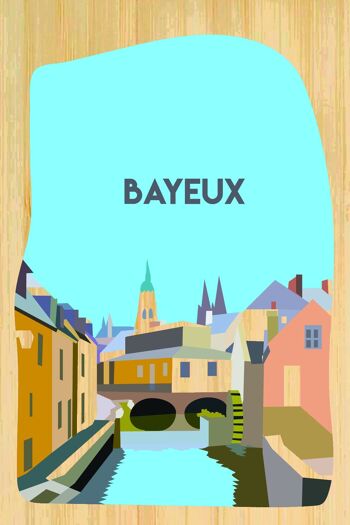 Carte postale en bamboo - CM0694 - Régions de France > Basse-Normandie, Régions de France > Basse-Normandie > Calvados, Régions de France
