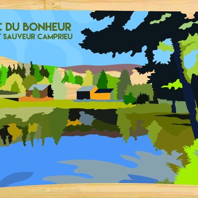 Carte postale en bamboo - CM0703 - Régions de France > Languedoc-Roussillon > Gard, Régions de France > Languedoc-Roussillon, Régions de France