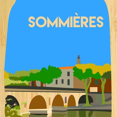 Cartolina in bambù - CM0705 - Regioni della Francia > Linguadoca-Rossiglione > Gard, Regioni della Francia > Linguadoca-Rossiglione, Regioni della Francia