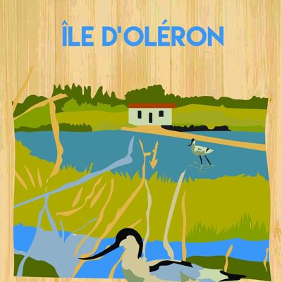 Carte postale en bamboo - CM0721 - Régions de France > Poitou-Charentes > Charente Maritime, Régions de France > Poitou-Charentes, Régions de France