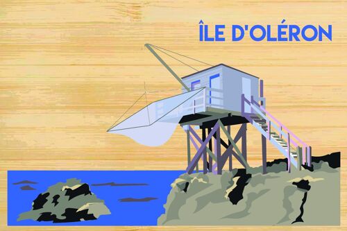 Carte postale en bamboo - CM0722 - Régions de France > Poitou-Charentes > Charente Maritime, Régions de France > Poitou-Charentes, Régions de France