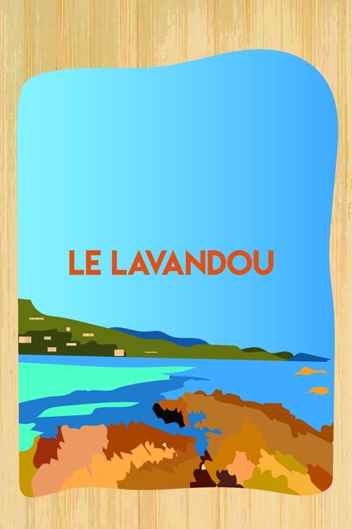 Carte postale en bamboo - CM0730 - Régions de France > Provence-Alpes-Côte d'Azur / PACA, Régions de France, Régions de France > Provence-Alpes-Côte d'Azur / PACA > Var