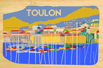 Carte postale en bamboo - CM0734 - Régions de France > Provence-Alpes-Côte d'Azur / PACA, Régions de France, Régions de France > Provence-Alpes-Côte d'Azur / PACA > Var